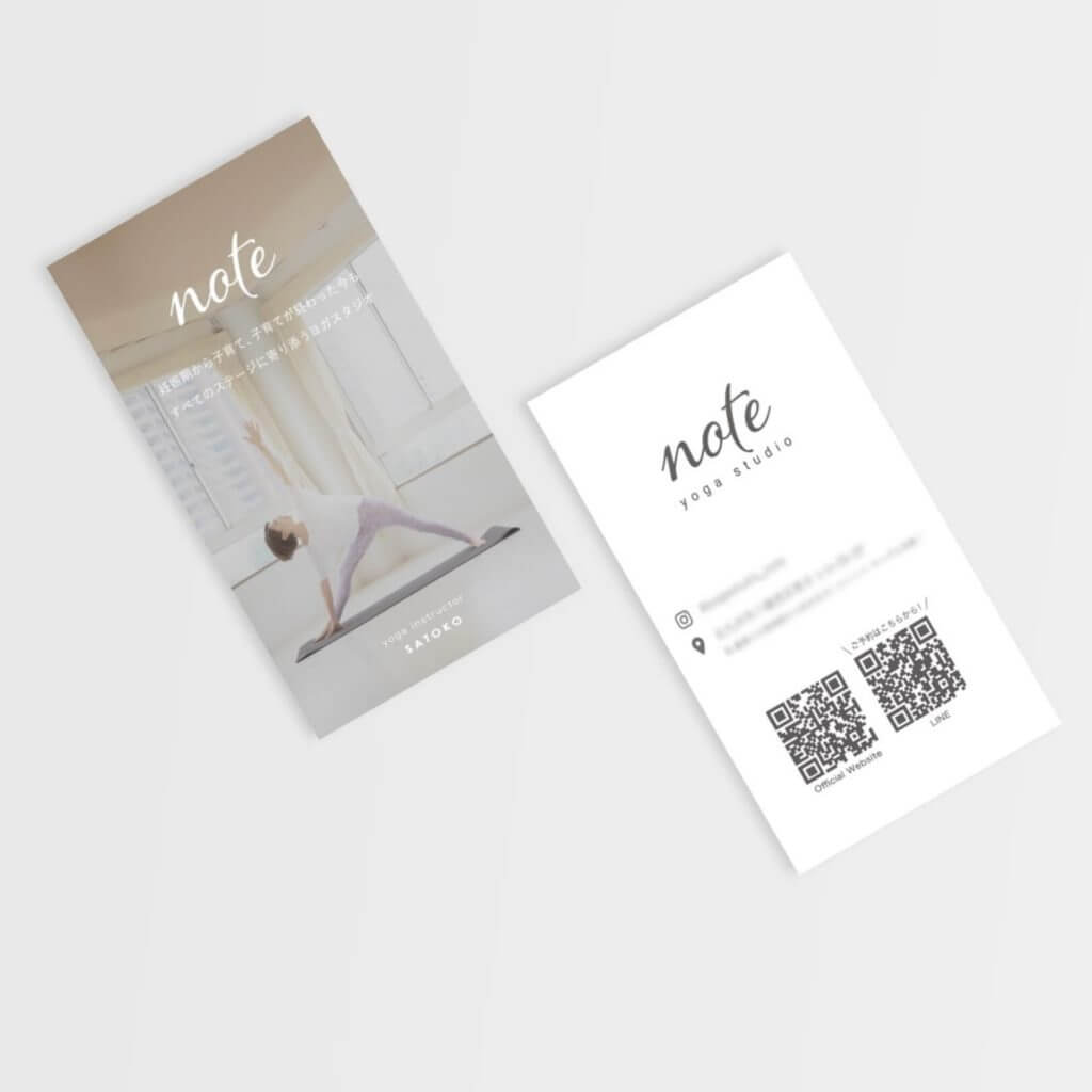 WELLNESS CREATE　制作実績ショップカード